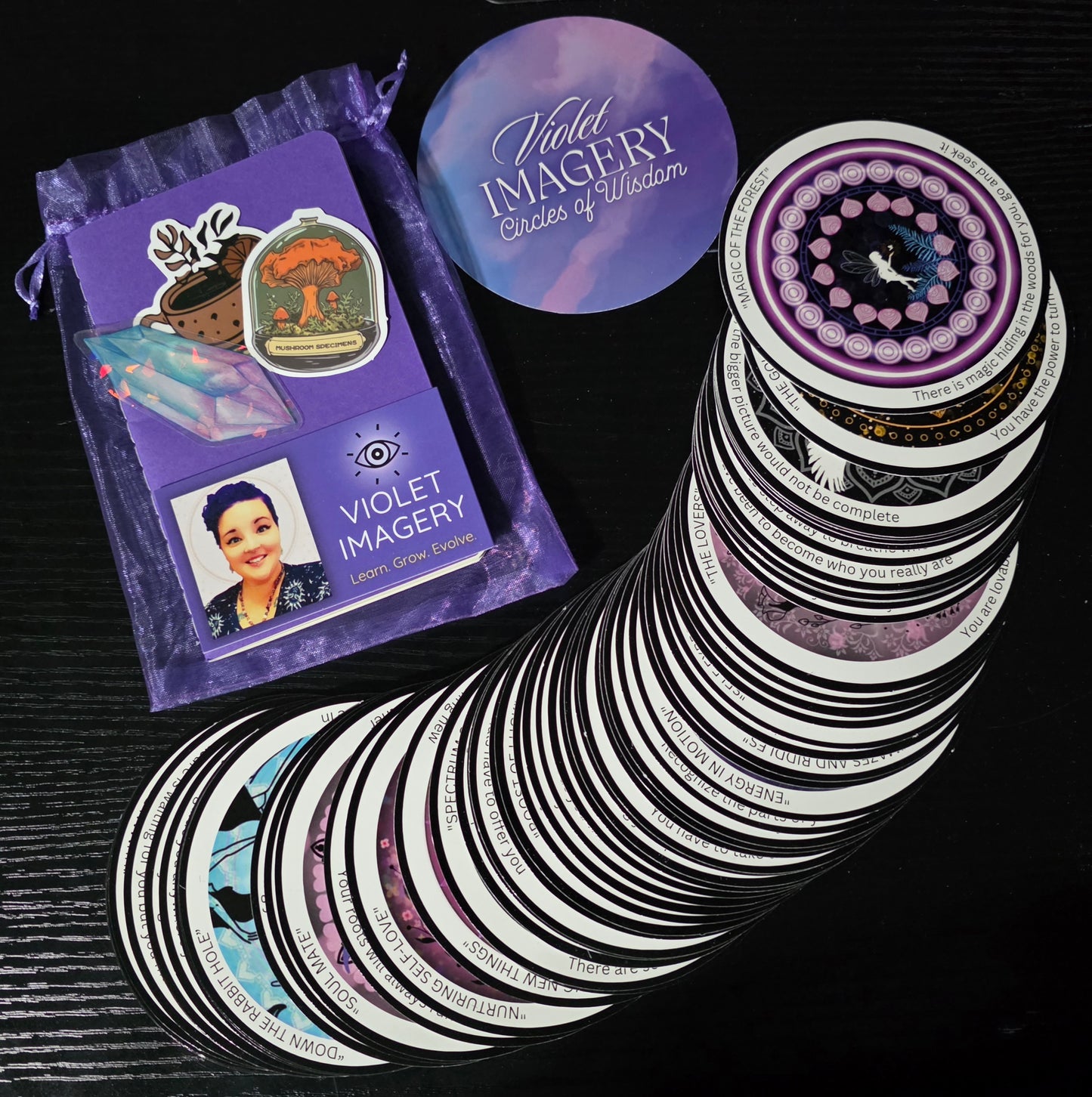 "Circles of Wisdom" Oracle Deck & Workbook