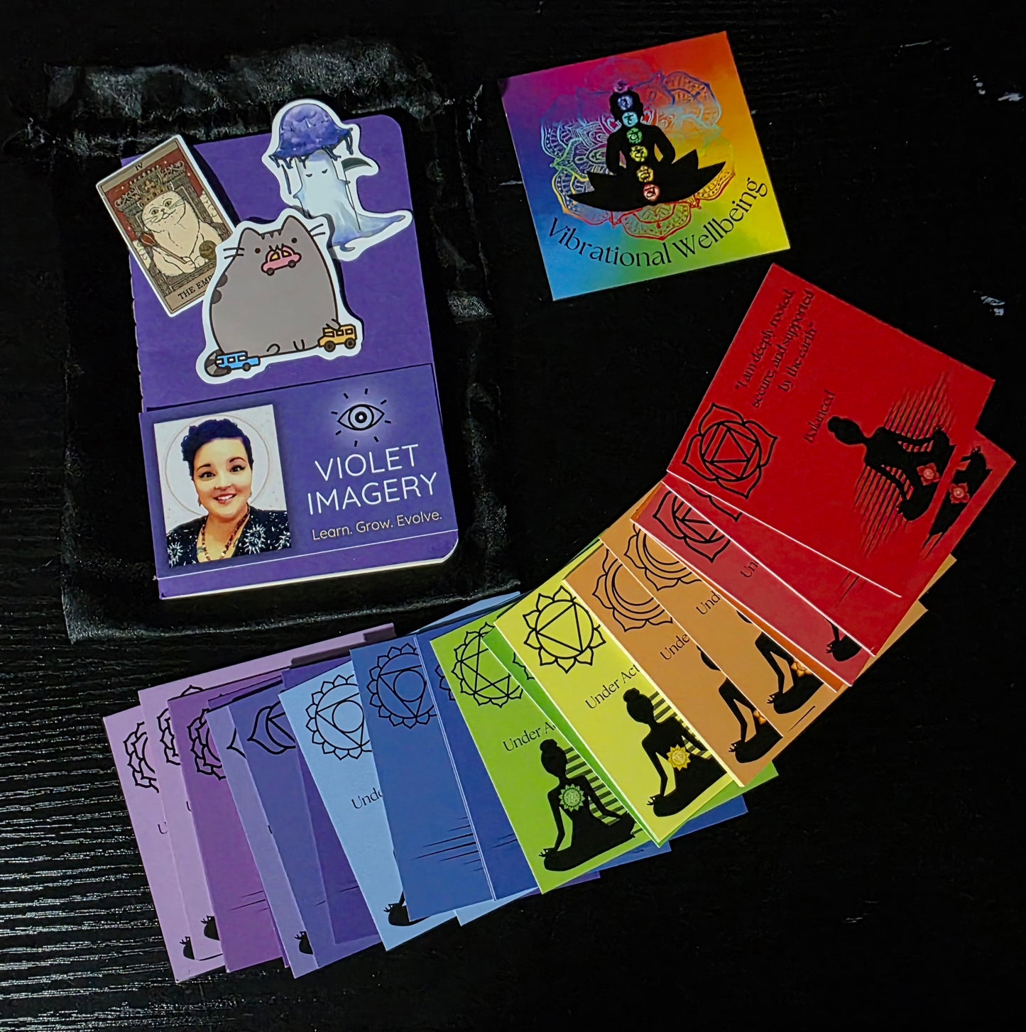 Chakra Healing Affirmation Deck & Workbook